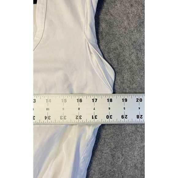 Veronica Beard Dress Large Blue White Ruffle Striped Mini - Picture 8 of 10